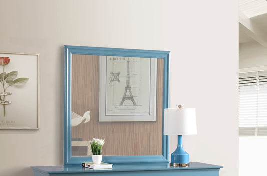 Glory Furniture Louis Phillipe G3180-M Mirror , Teal