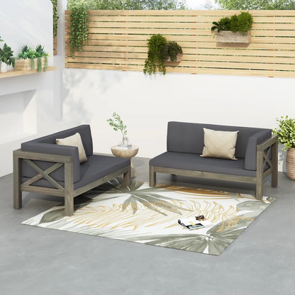 BRAVA X-BACK LEFT -RIGHT CORNER BENCH SET